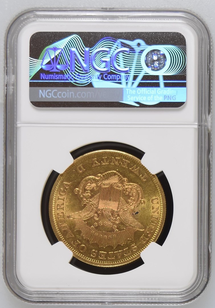 1859 $20 MS | Coin Explorer | NGC