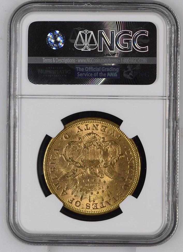 1868 S $20 MS | Coin Explorer | NGC