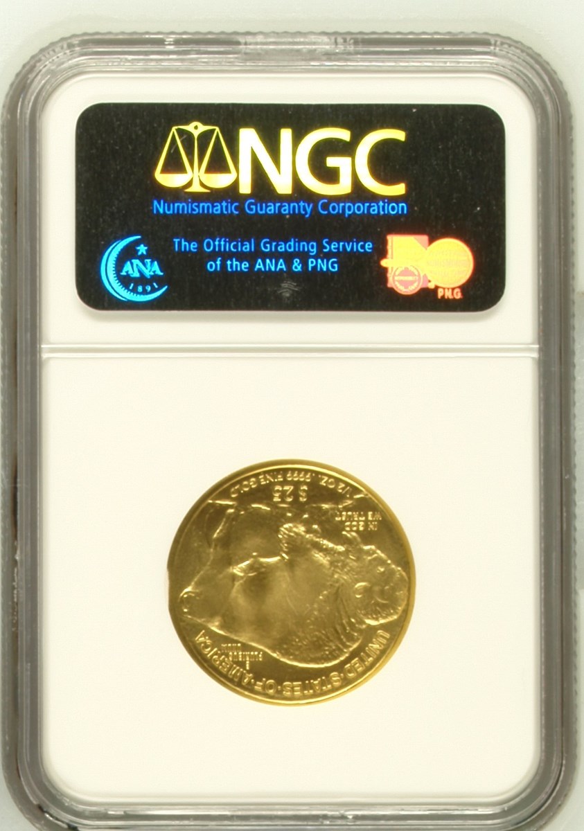 2008 W BUFFALO .9999 FINE G$25 MS | Coin Explorer | NGC