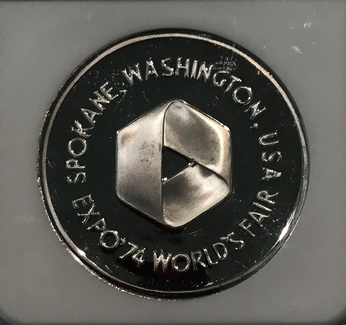 Spokane Expo Silver Coin Details - Small U.S. Mint Medals