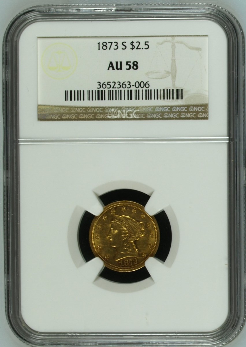 1873 S $2.5 MS | Coin Explorer | NGC