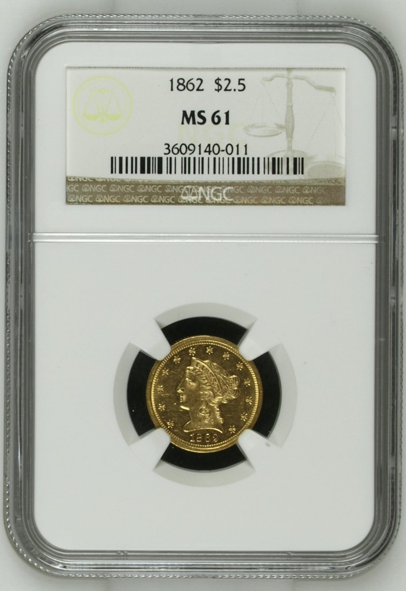 1862 $2.5 MS | Coin Explorer | NGC