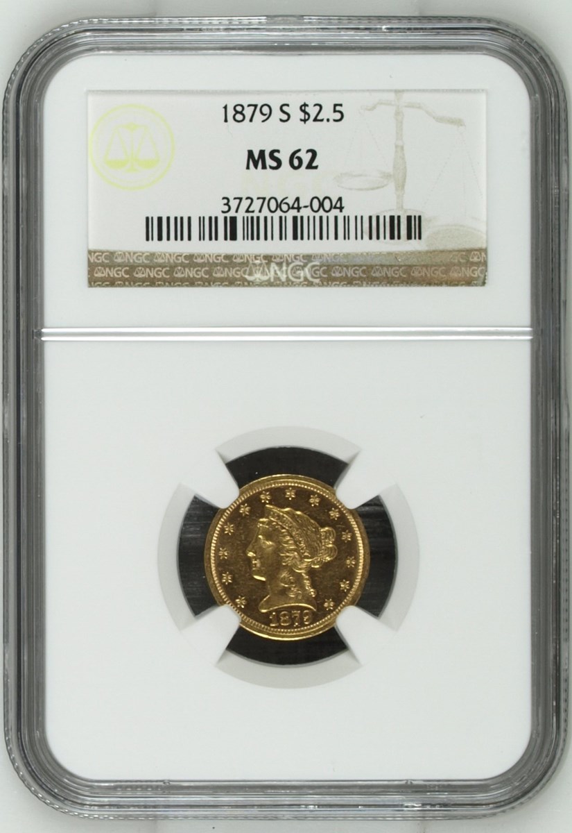 1879 S $2.5 MS | Coin Explorer | NGC