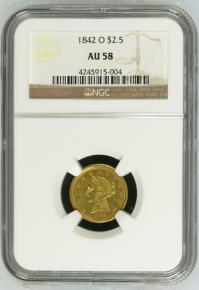 1842 O $2.5 MS | Coin Explorer | NGC