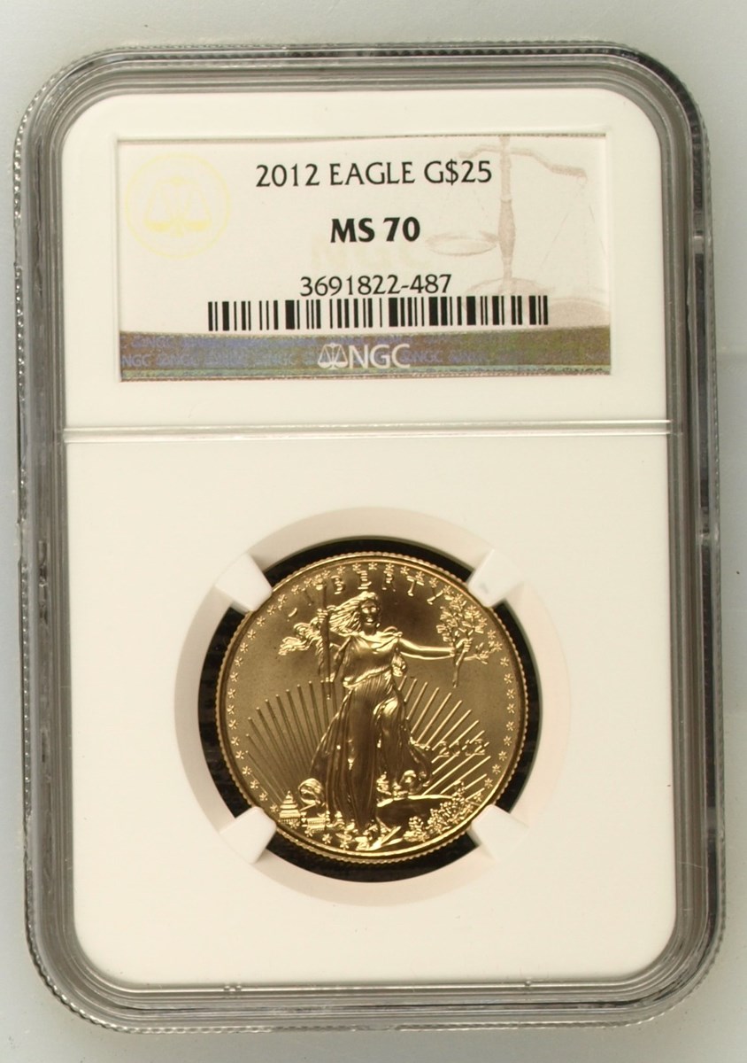 2012 EAGLE G$25 MS | Coin Explorer | NGC