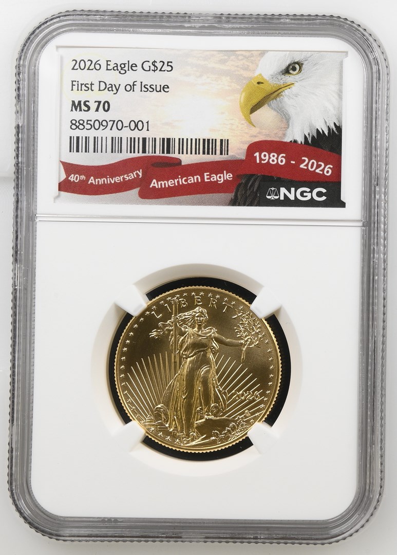 2026 Eagle G$25 MS | Coin Explorer | NGC