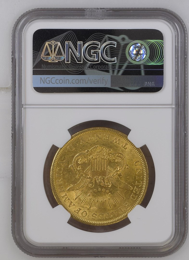 1853 $20 MS | Coin Explorer | NGC