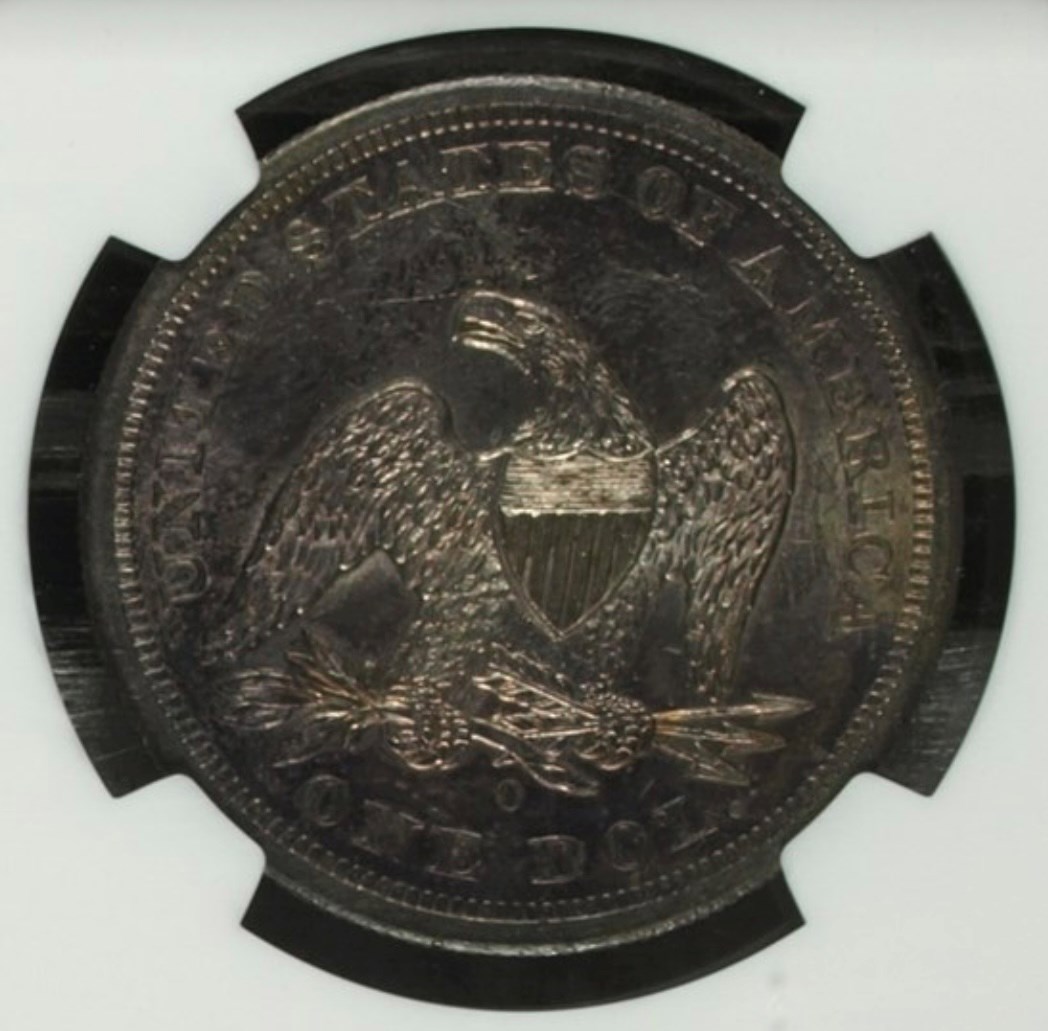 1860 O $1 MS | Coin Explorer | NGC