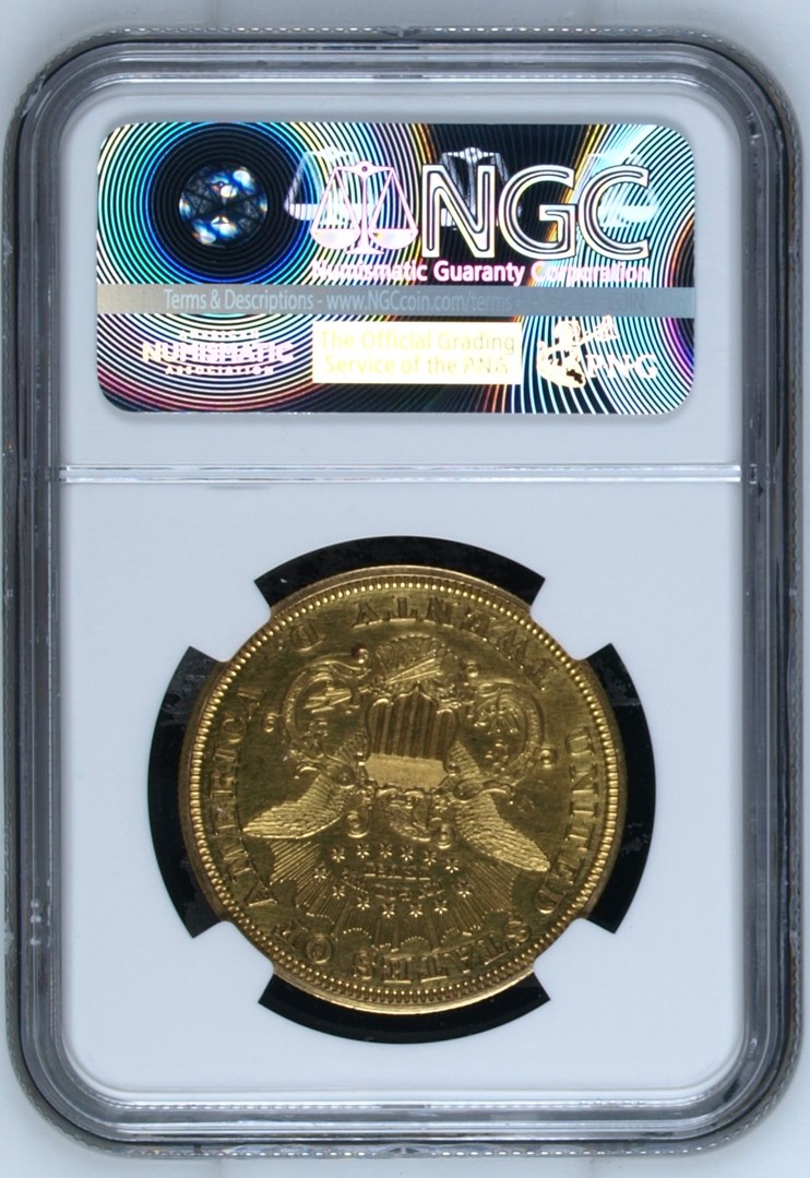 1866 MOTTO $20 PF | Coin Explorer | NGC