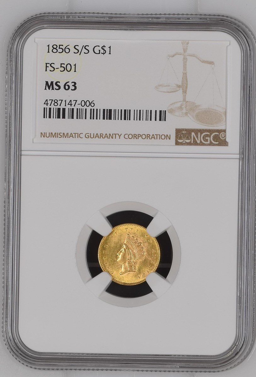 1856 S G$1 MS | Coin Explorer | NGC