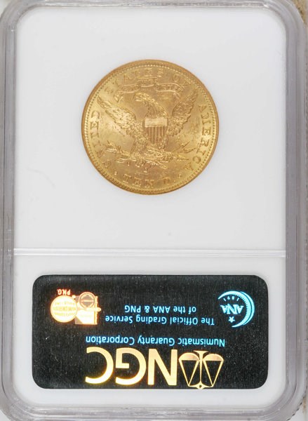 1897 S $10 MS | Coin Explorer | NGC