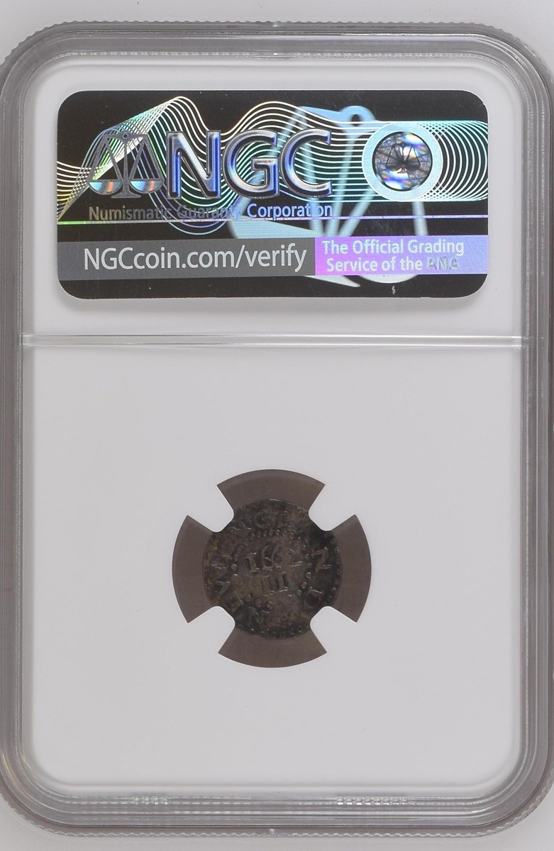 1662 LARGE 2 OAK TREE MASSACHUSETTS 2P MS | Coin Explorer | NGC