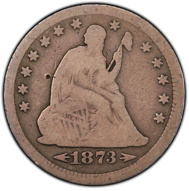 1873 CC ARROWS 25C MS | Coin Explorer | NGC