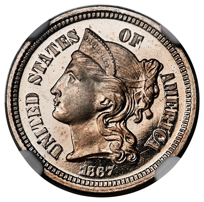 1867 3CN PF | Coin Explorer | NGC