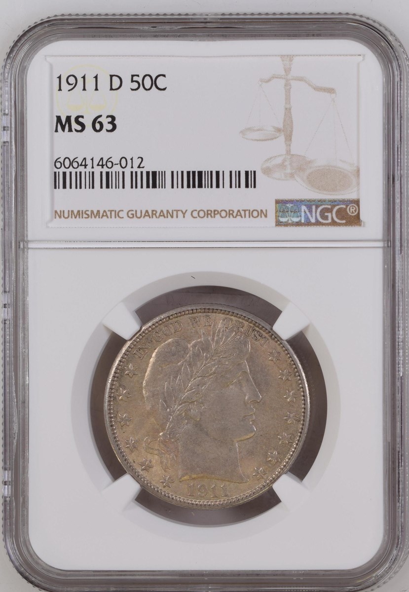 1911 D 50C MS | Coin Explorer | NGC