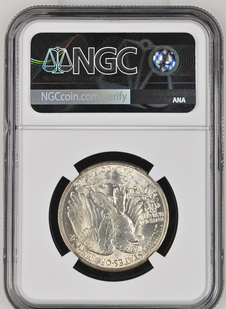 1929 D 50C MS | Coin Explorer | NGC