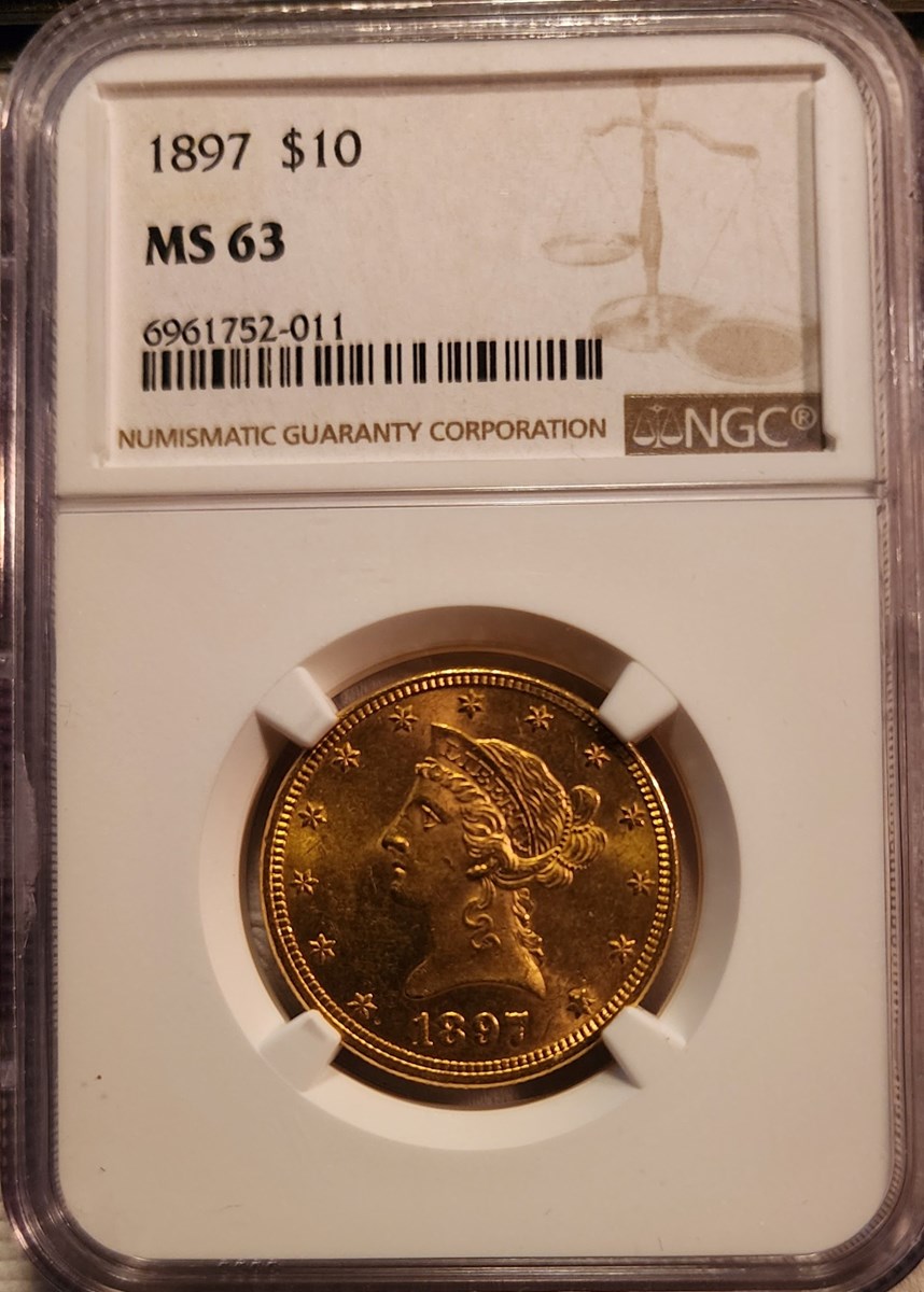 1897 $10 MS | Coin Explorer | NGC