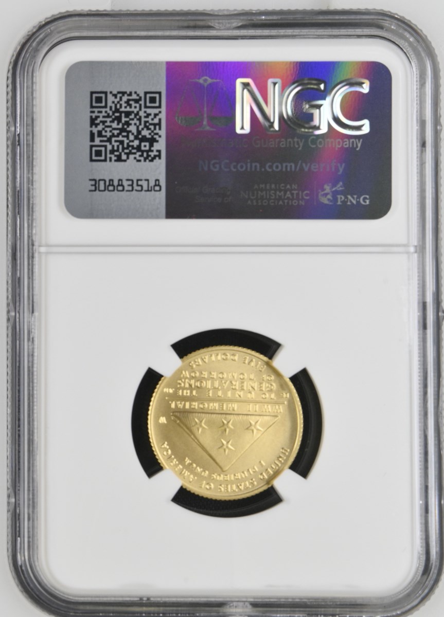 2024 W Greatest Generation $5 MS | Coin Explorer | NGC
