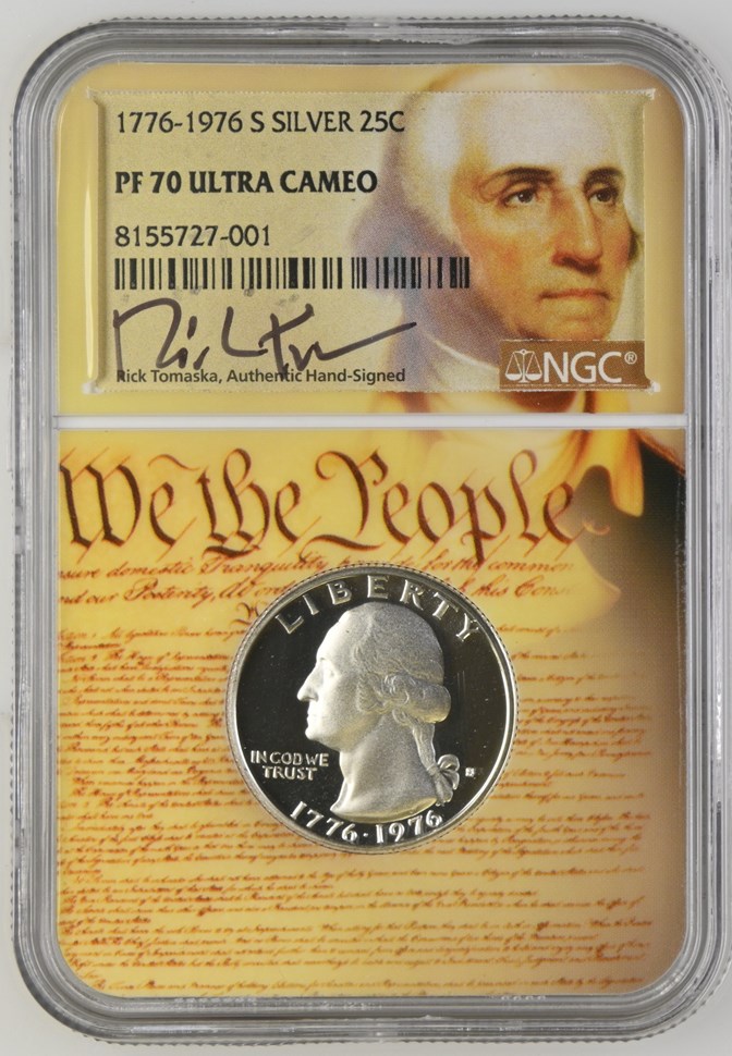 1776-1976 S SILVER 25C PF | Coin Explorer | NGC