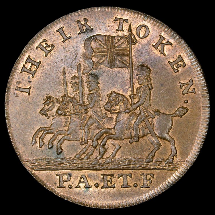Great Britain - Token Halfpenny Coin Details - Horses