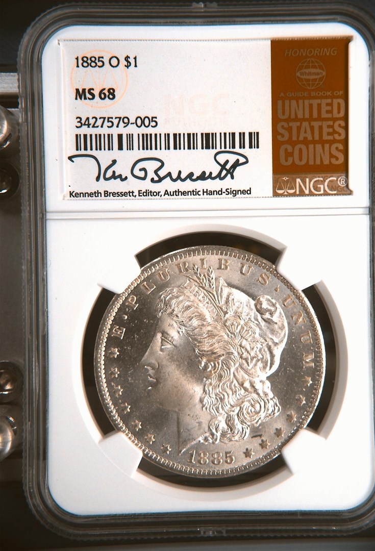 1885 O $1 MS | Coin Explorer | NGC