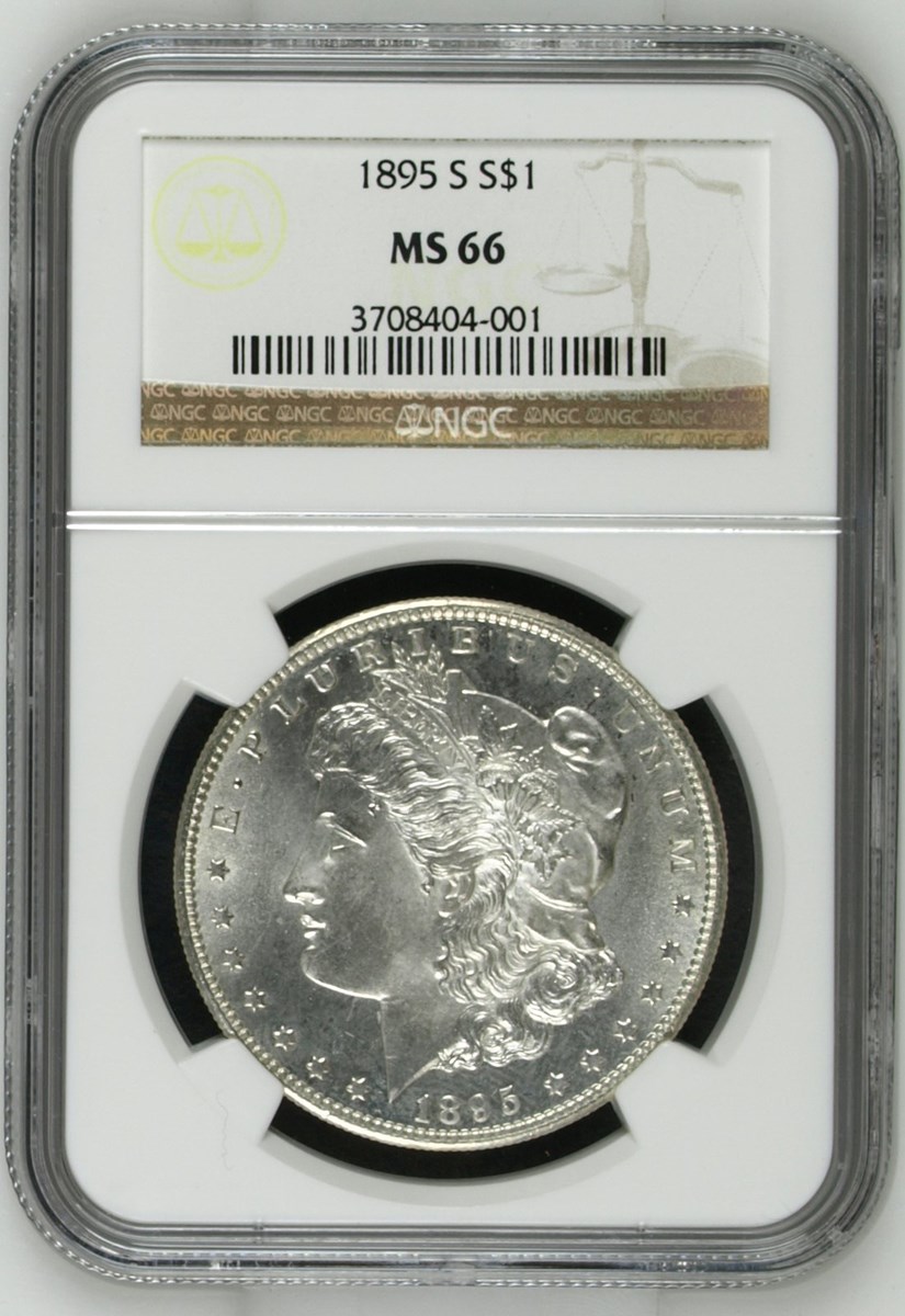 1895 S $1 MS | Coin Explorer | NGC