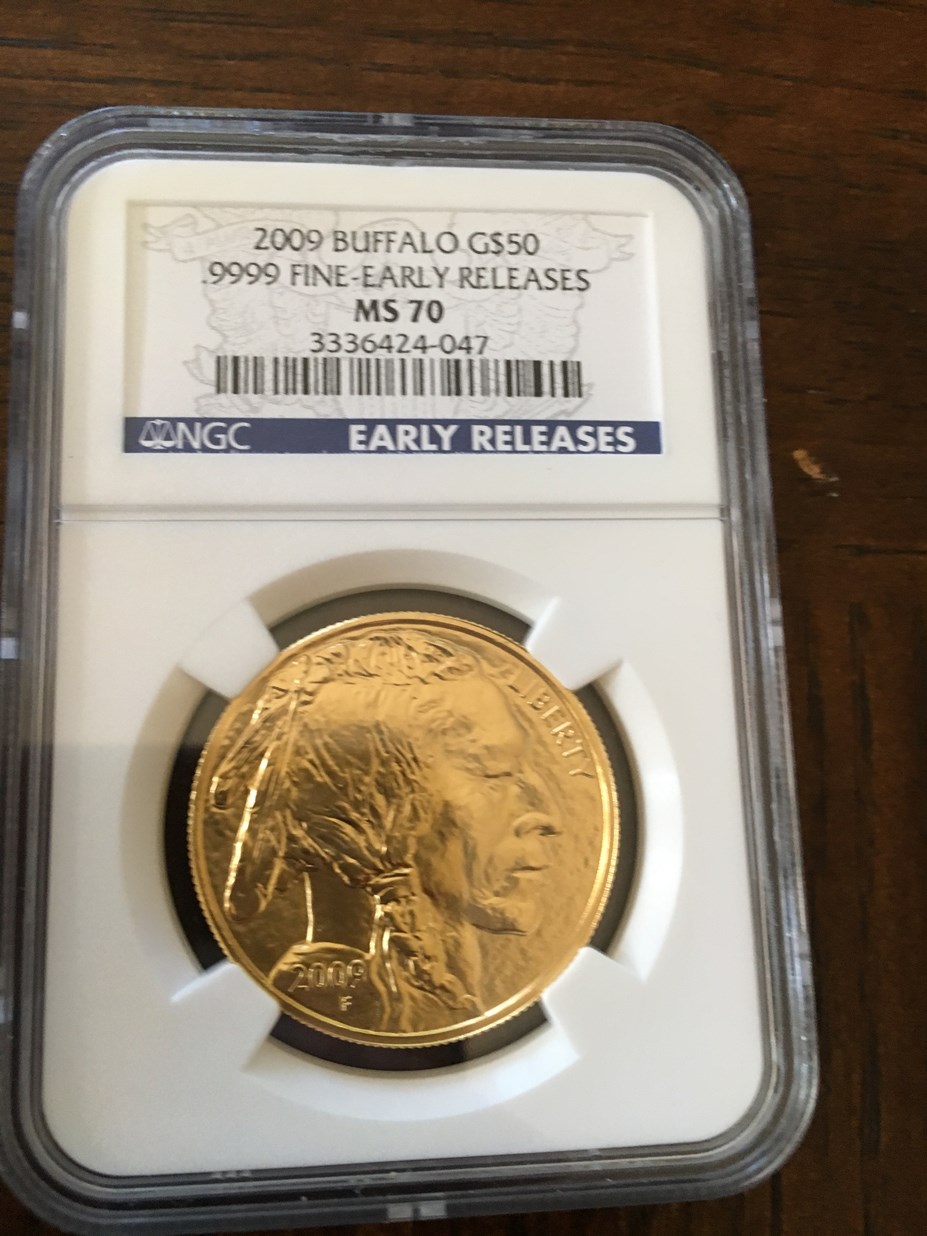 2009 BUFFALO .9999 FINE G$50 MS | Coin Explorer | NGC