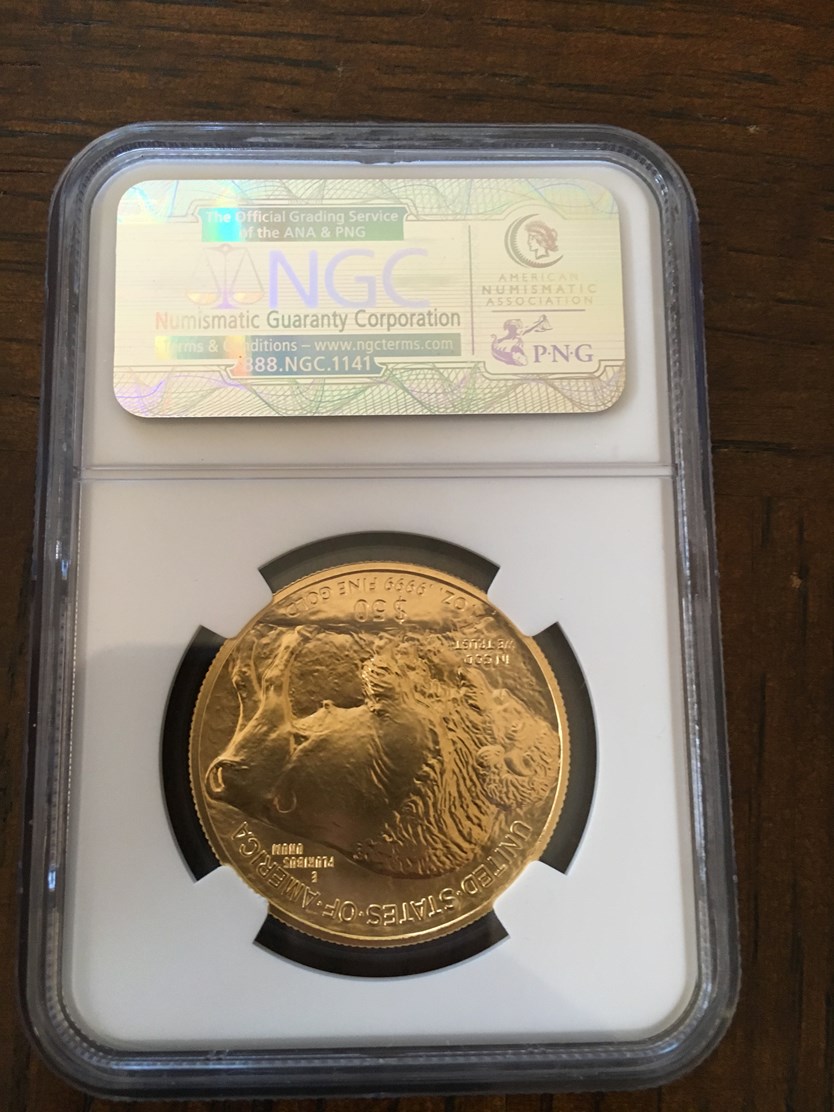 2009 BUFFALO .9999 FINE G$50 MS | Coin Explorer | NGC