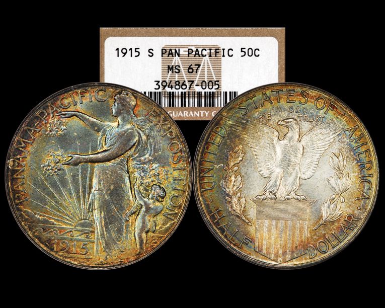 1915 S PANAMA-PACIFIC 50C MS | Coin Explorer | NGC