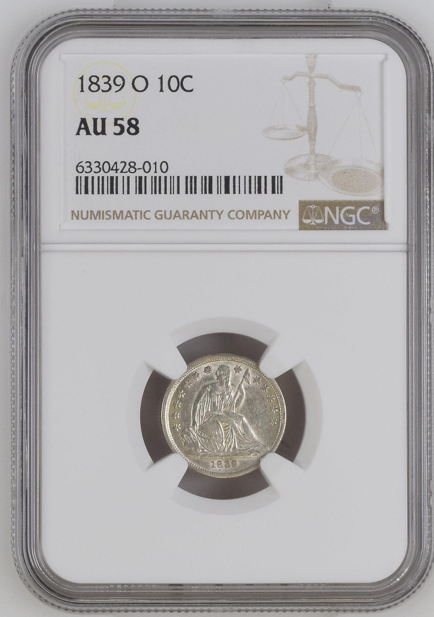 1839 O 10C MS | Coin Explorer | NGC