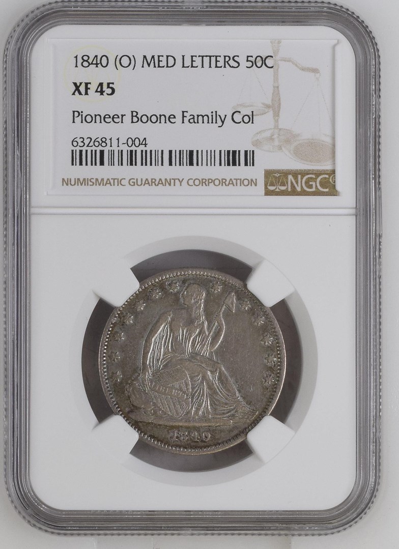 1840 (O) MED LETTERS 50C MS | Coin Explorer | NGC