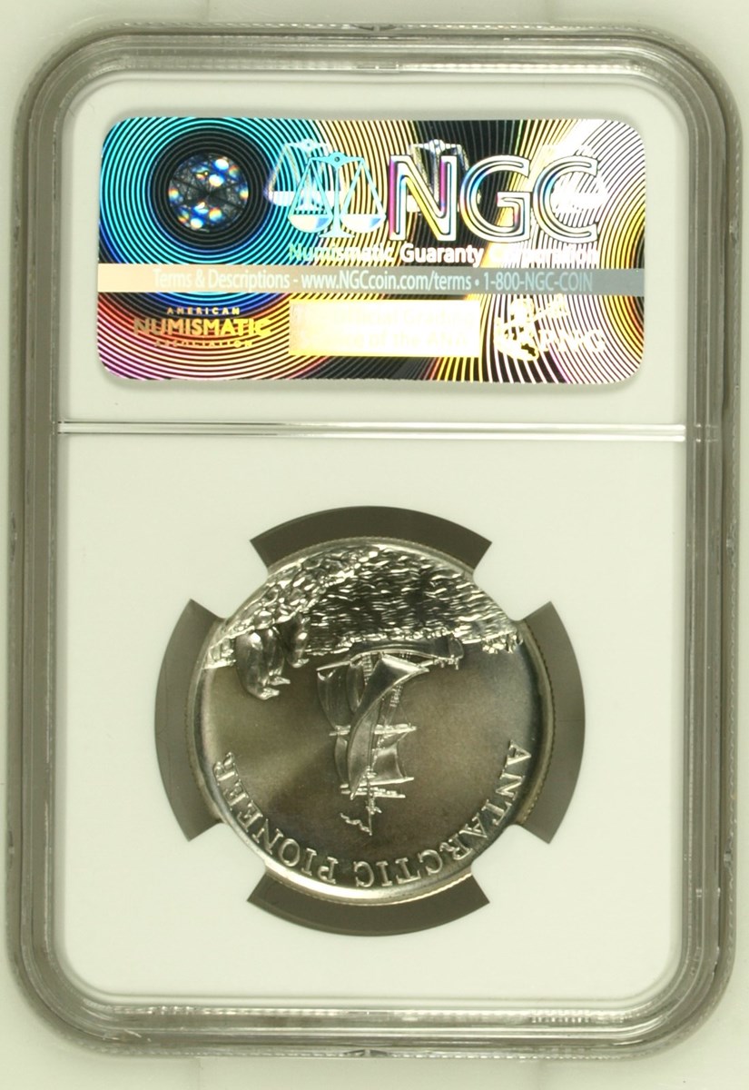 1970) SILVER NATHAN B. PALMER SC50C MS | Coin Explorer | NGC