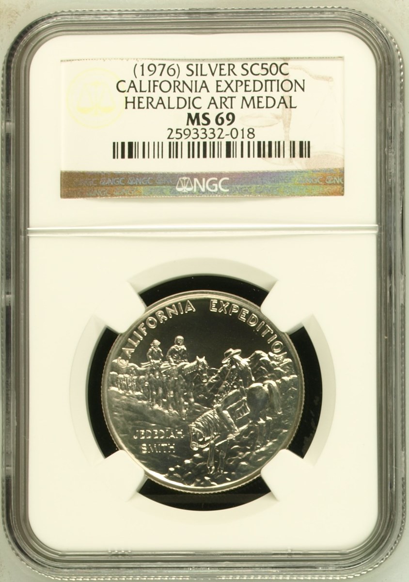 1976) SILVER CALIFORNIA EXPEDITION SC50C MS | Coin Explorer | NGC