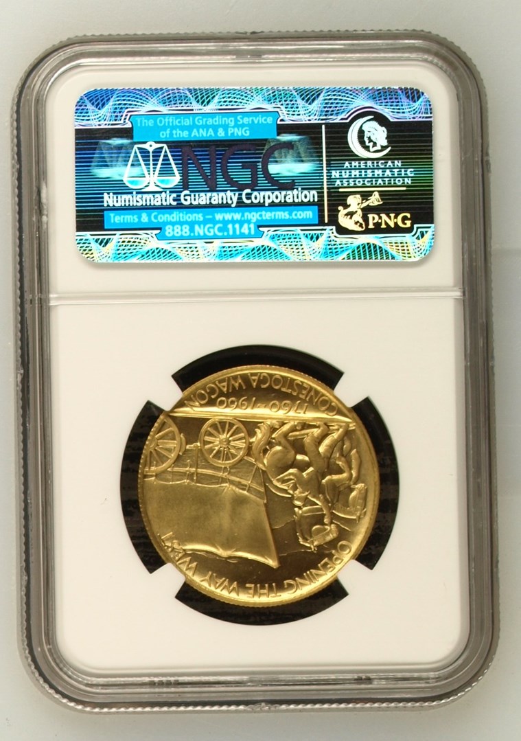 1960 GOLD PIONEER INVENTIONS SC50C MS | Coin Explorer | NGC