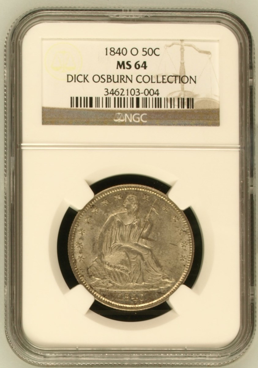 1840 O 50C MS | Coin Explorer | NGC