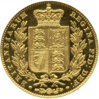 1839 PLAIN EDGE 1SOV Coin Details - GT. BRITAIN 1839 PROOF SET