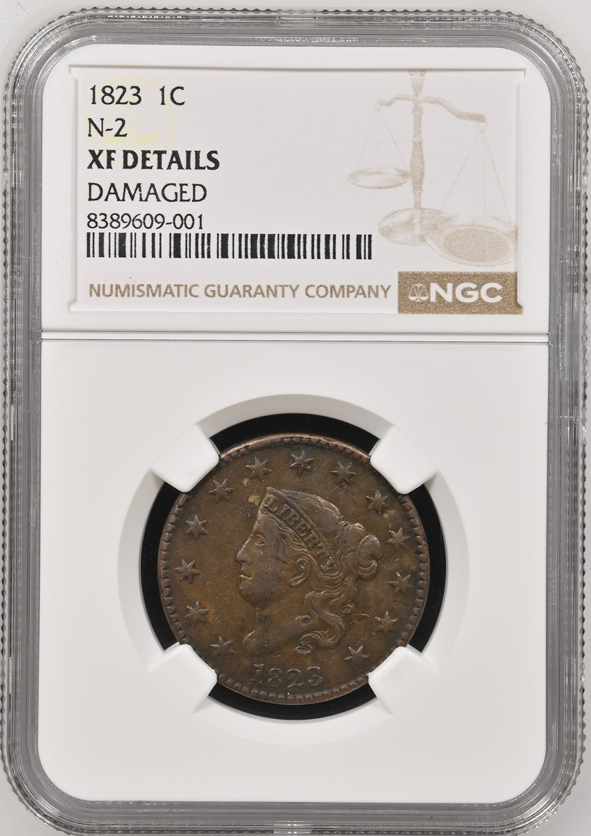 nny-a╰(*´︶`*)╯♡ 1823 N-2 1C MS | Coin Explorer | NGC