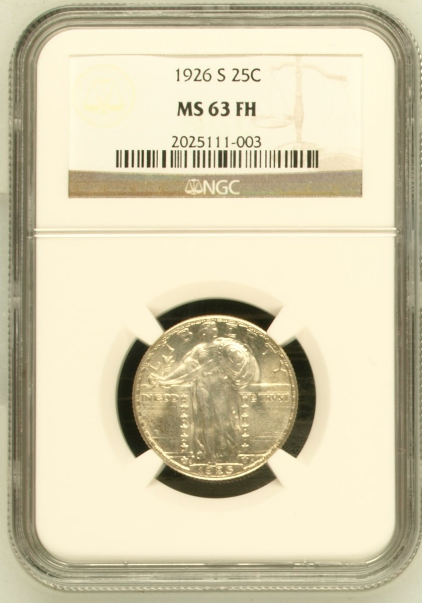 1926 S 25C MS | Coin Explorer | NGC