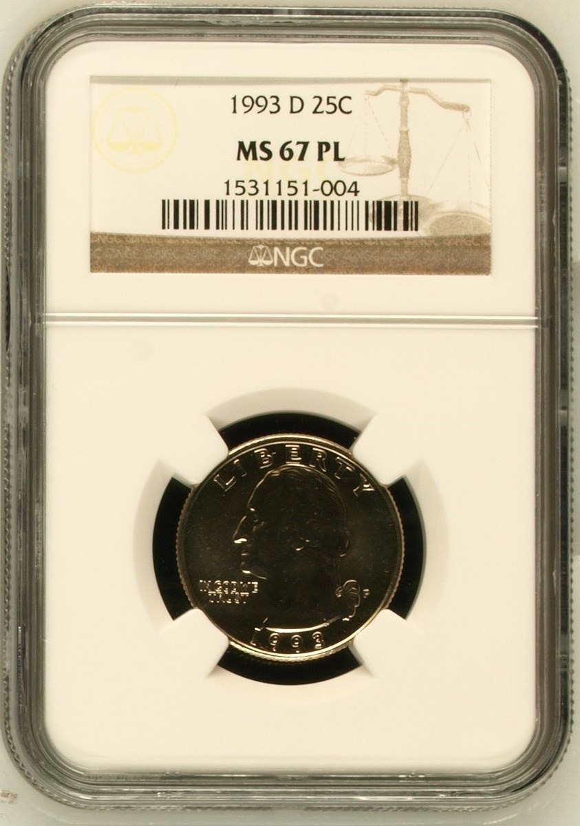 1993 D 25C MS | Coin Explorer | NGC
