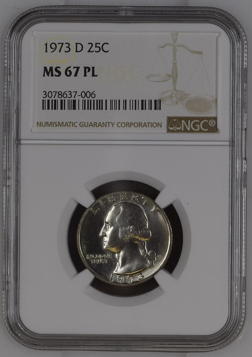 1973 D 25C MS | Coin Explorer | NGC