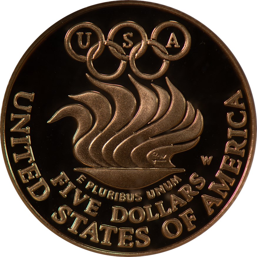 アメリカオリンピック1988年 1988 W OLYMPICS $5 PF | Coin Explorer | NGC