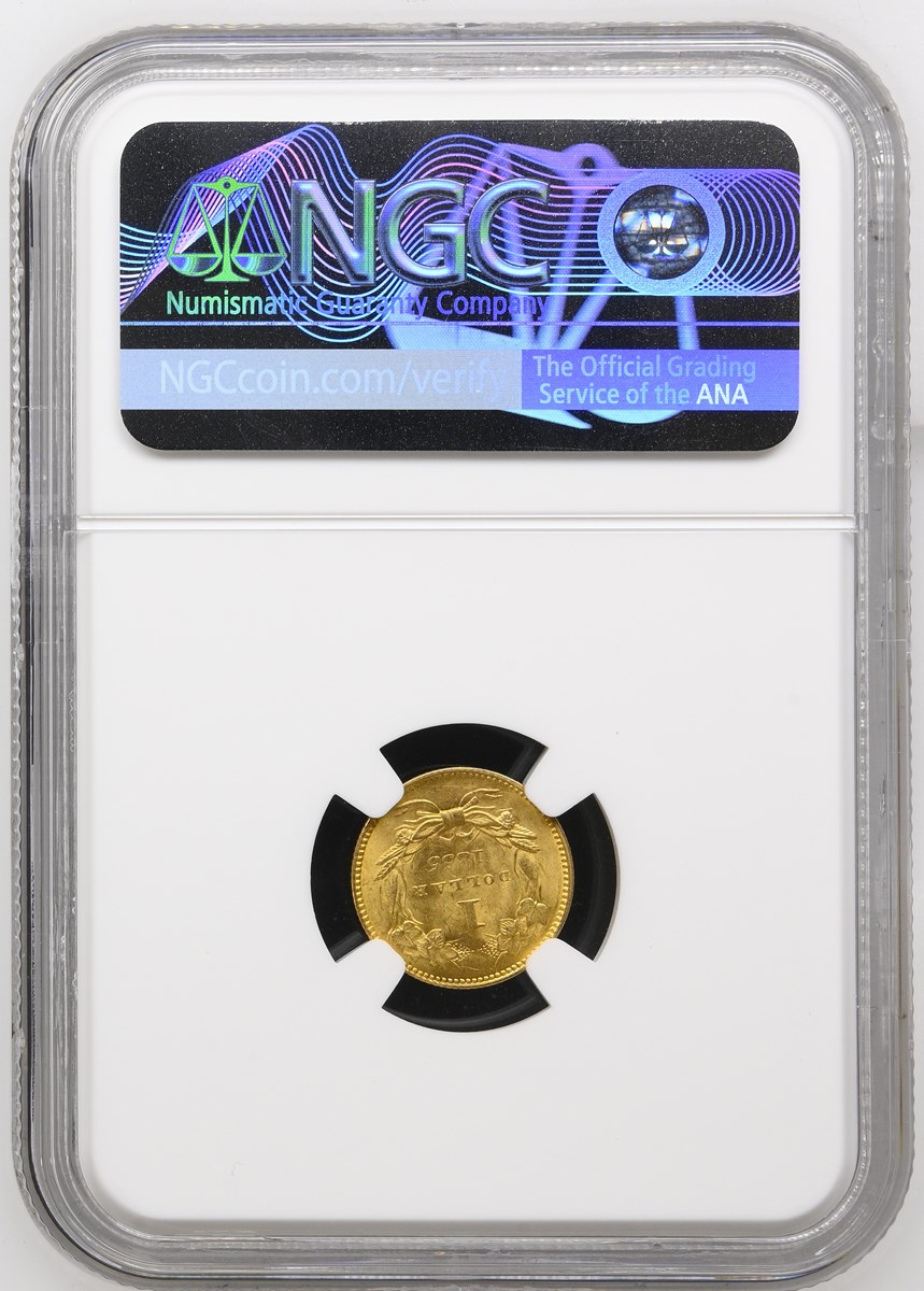 1855 G$1 MS | Coin Explorer | NGC