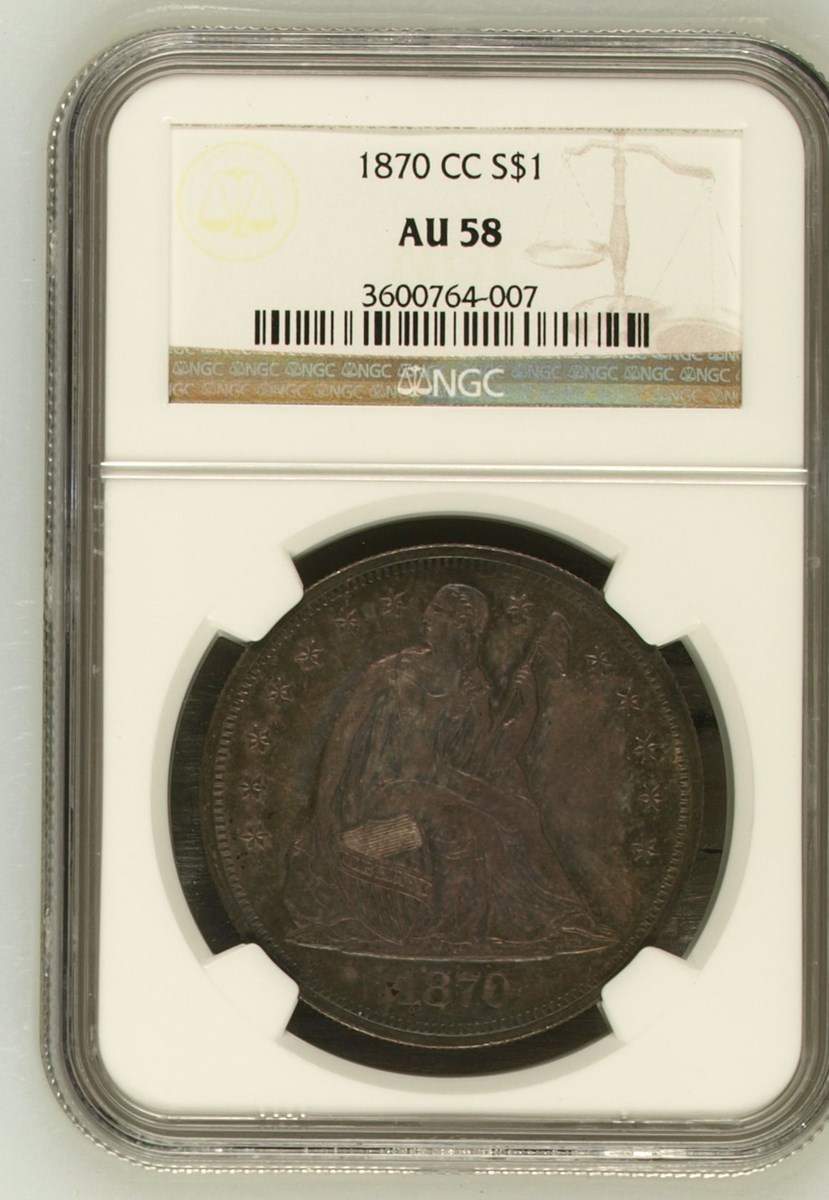 1870 CC $1 MS | Coin Explorer | NGC