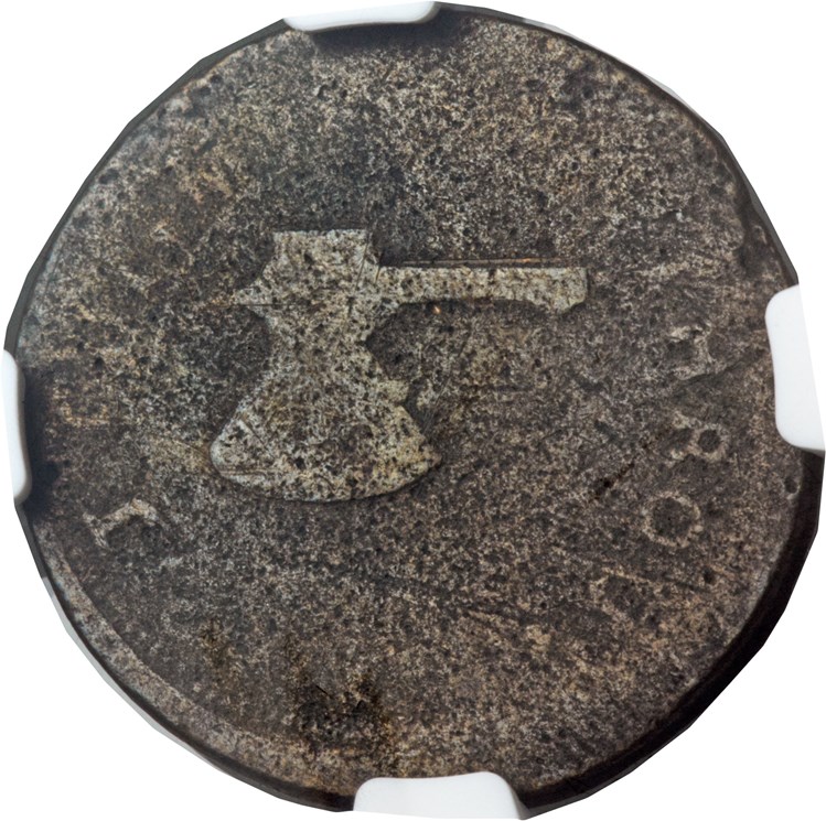 1739 HIGLEY BROAD AXE 'VALUE ME AS YOU PLEASE' 3P | Coin Explorer