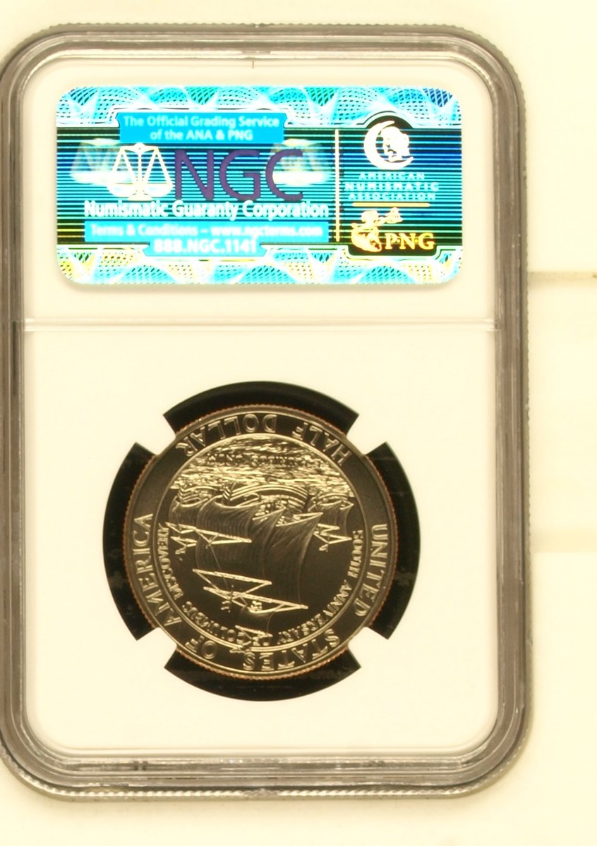1992 D Columbus Quincentenary 50C MS | Coin Explorer | NGC
