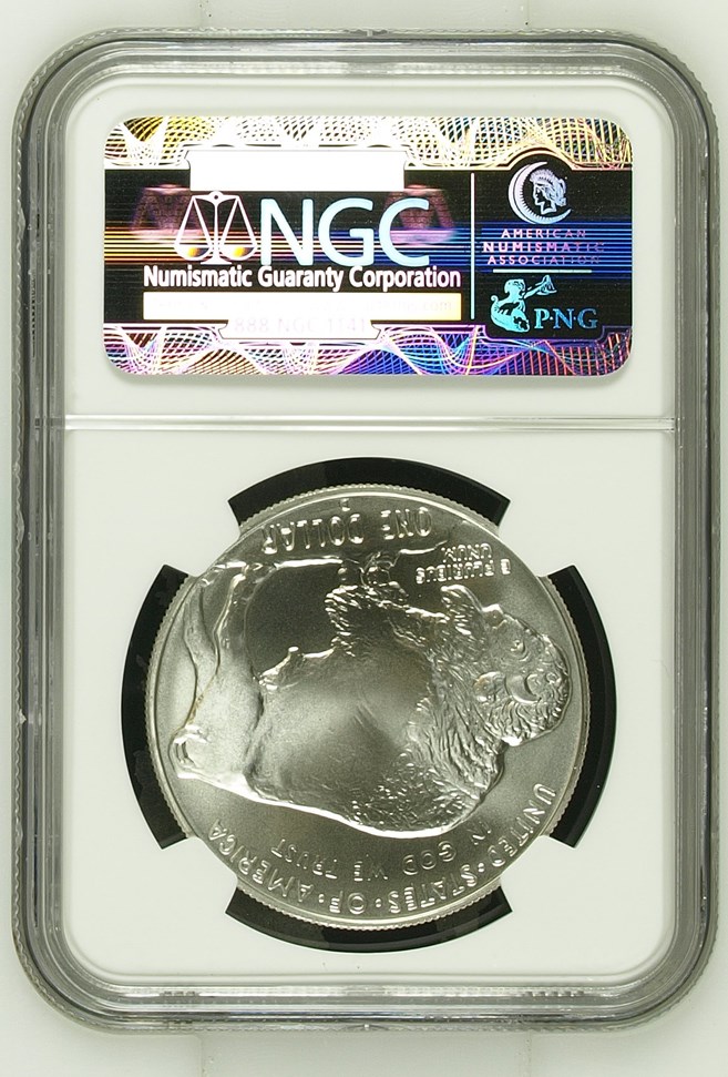 2001 D BUFFALO S$1 MS | Coin Explorer | NGC