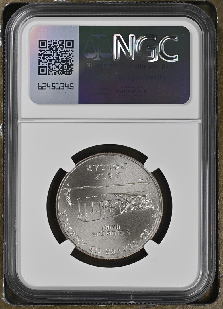 2003 P First Flight Centennial 50C MS | Coin Explorer | NGC