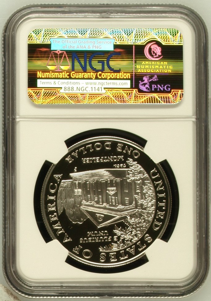 世界最高鑑定品　NGC MS70 アメリカ ドリー・マディソン 銀貨 1999 1999 P DOLLEY MADISON S$1 MS | Coin Explorer | NGC