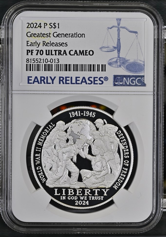2024 P Greatest Generation S$1 PF | Coin Explorer | NGC