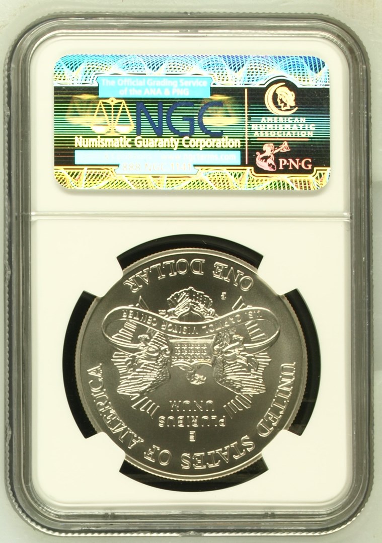 2001 P CAPITOL VISITOR CENTER S$1 MS | Coin Explorer | NGC